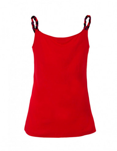 Original red baba cool mandala tank top with thin straps