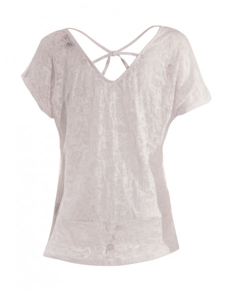 Womant burn-out t-shirt for summer