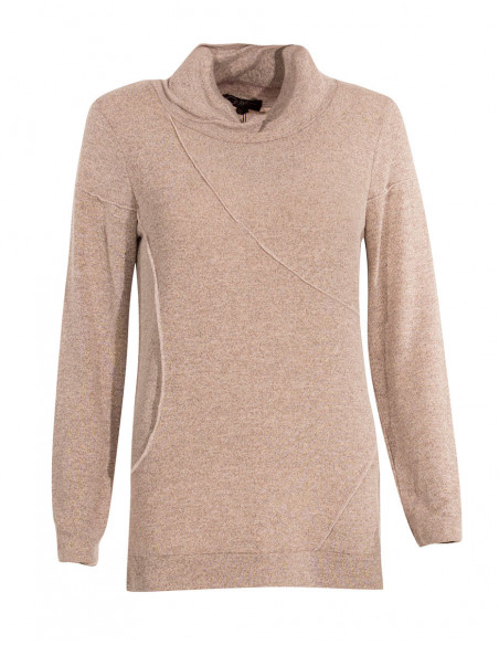 Women's fine knit t-shirt