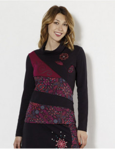 Colorful long-sleeved t-shirt