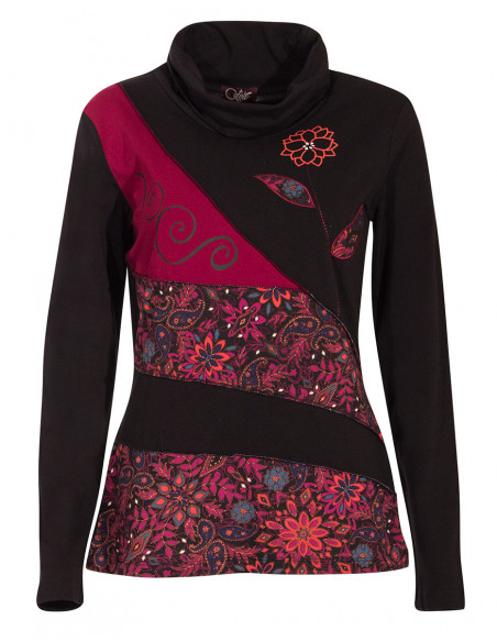 Colorful long-sleeved t-shirt