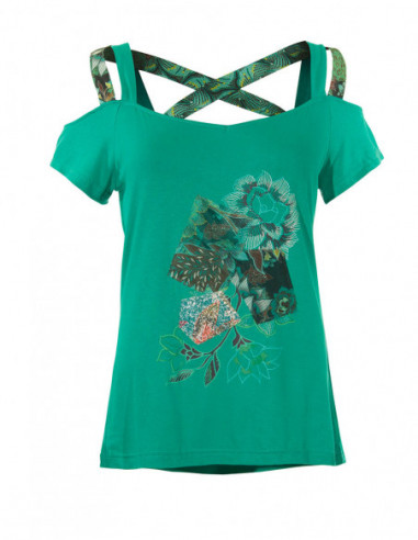 Original and colourful cross back Tshirt