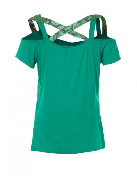 Original and colourful cross back Tshirt