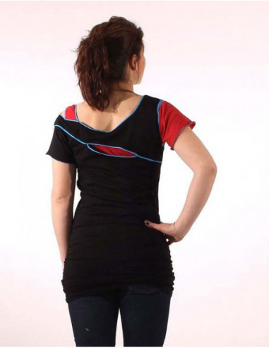 Knitted cotton tunic