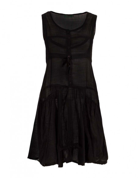 Cotton tunic with pockets