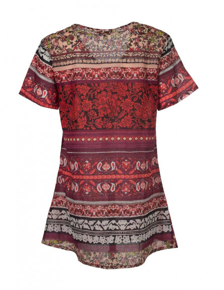 Short Sleeve Tunic Indi print