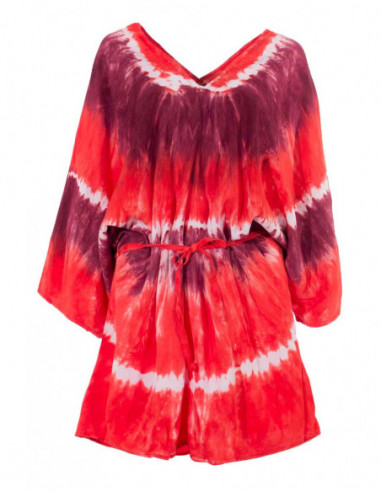 Lightweight printed tunic Tie and Dye