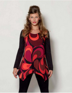 Tunique seventies femme