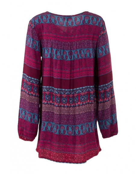 Wide ethnic tunic