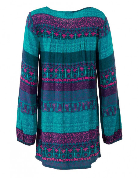 Wide ethnic tunic