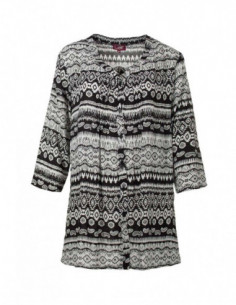 tunique chemise femme noir et blanc
originale 2