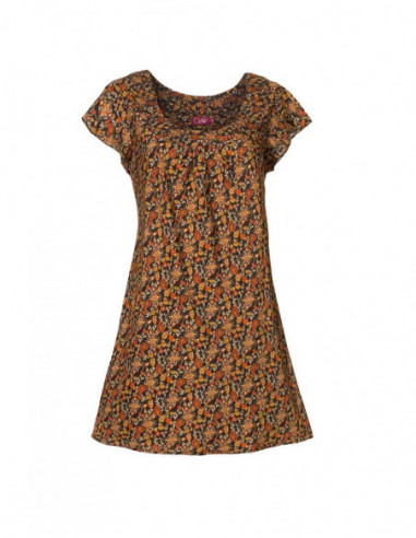 Tunic with small flowers