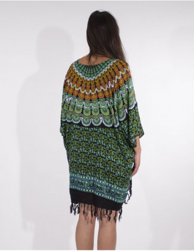 African colored women's tunic