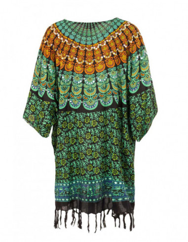 African colored women's tunic