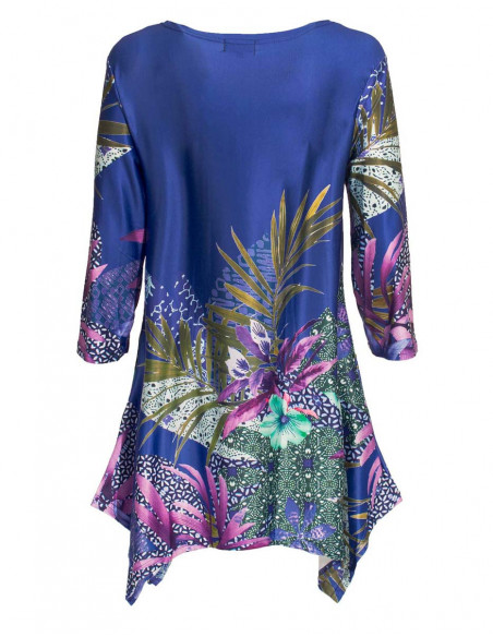 Colorful tropical tunic