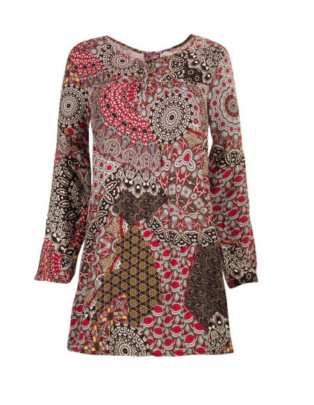 Pure viscose ethnic tunic