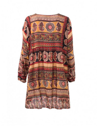 tunique indienne coupe ample ton marron