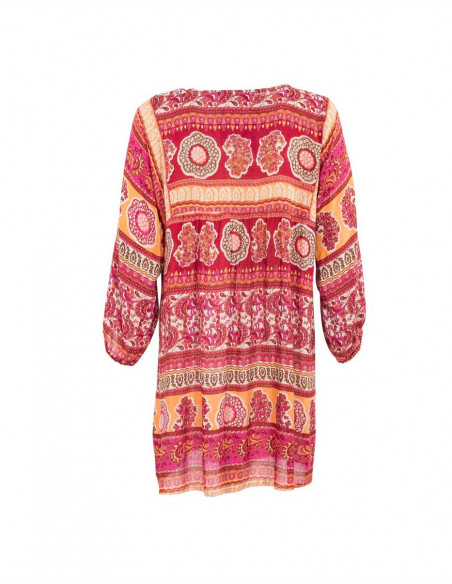Large blouse with ethnic motifs
