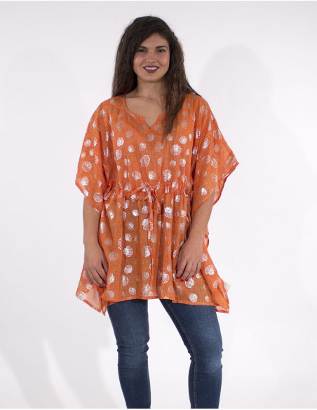 Short poncho style tunic