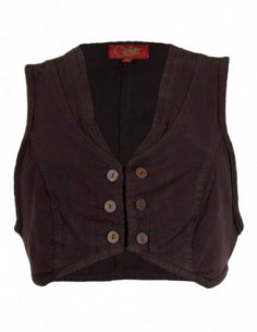 Gilet court stone wash 2