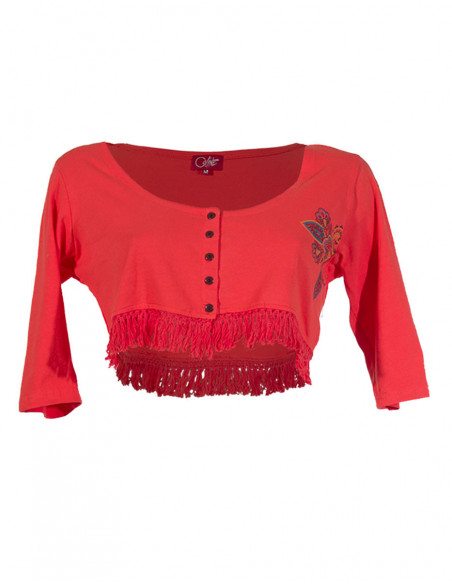 Knitted  97%Cotton 3% elasthane bolero j