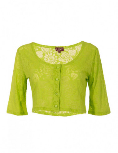 Short and transparent women's jacket