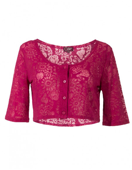 Short and transparent women's jacket