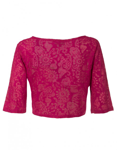 Short and transparent women's jacket