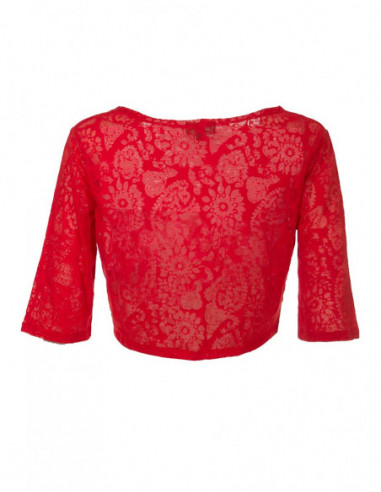 Short and transparent women's jacket