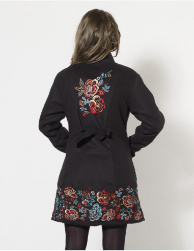 manteau femme avec broderie