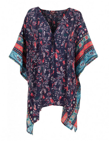 Summer poncho jacket colored and light
