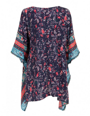 Summer poncho jacket colored and light