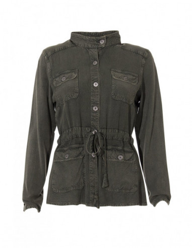 veste élégante tendance stone wash viscose