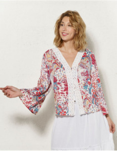 Bohemian chic jacket with...