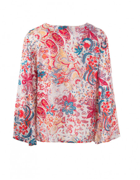 Bohemian chic jacket with lace wotk