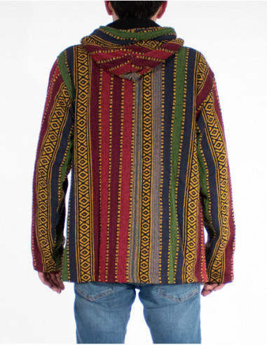 Lady Colorful Ethnic Jacket