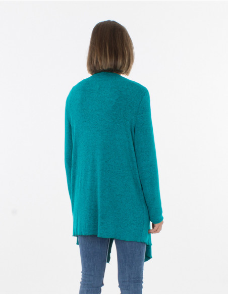 Solid coloured flowing waistcoat