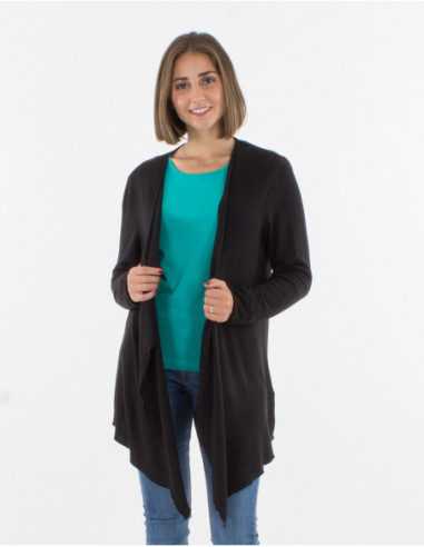 Solid coloured flowing waistcoat