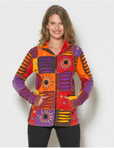 Ethnic patchwork jacket