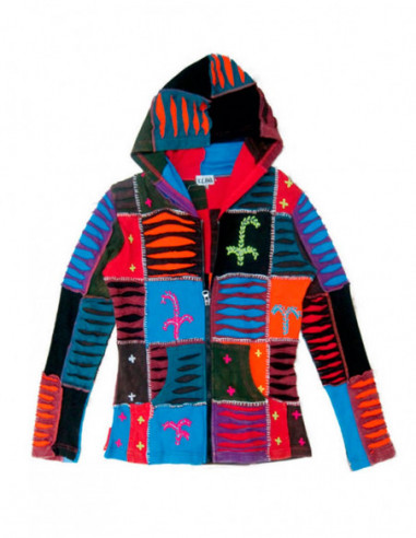 Ethnic patchwork jacket