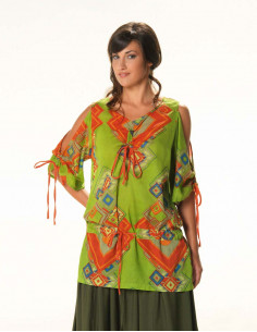 Cotton voile lady tunic