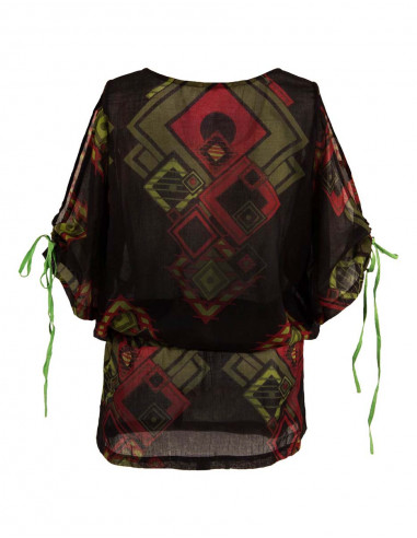 Tunique ethnique originale bariolé