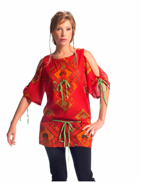 Cotton voile lady tunic