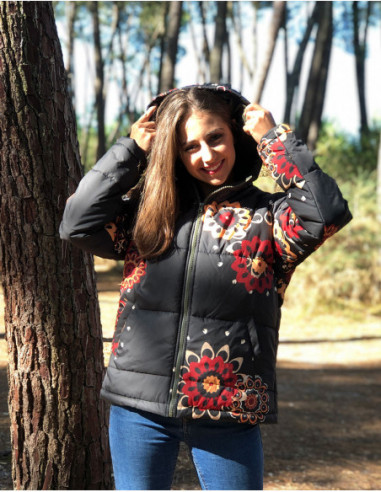 Women s hooded jacket with original print