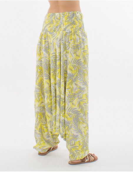Low fork harem pants baba cool tropical