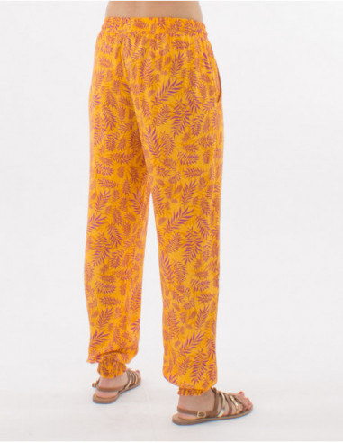 Ethnic pants with ankle straps
