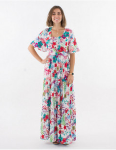 Hawaiian long dress with...