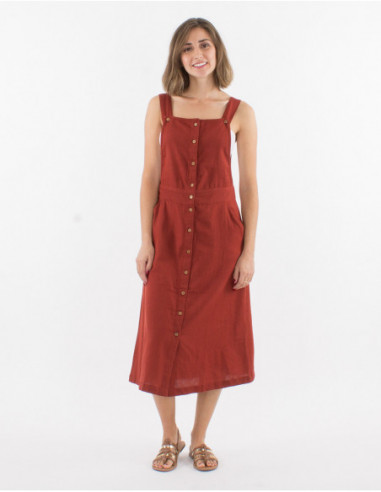 Salopette robe longue hotsell