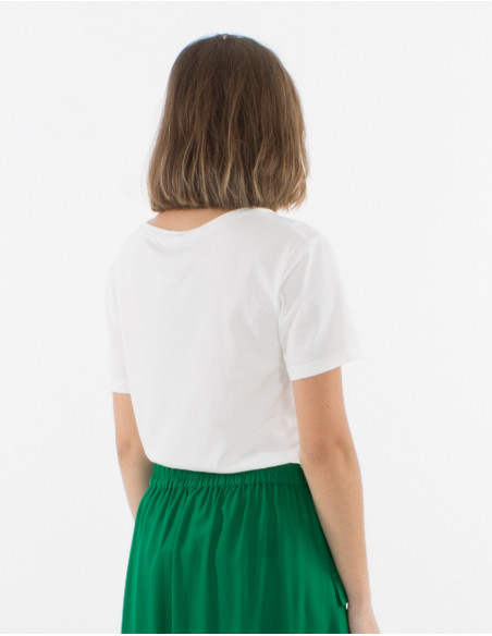 Palm boho cotton t-shirt