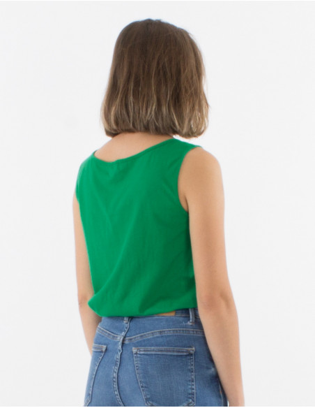 Women's Marcel plain green with original hippie vans and colored coconut